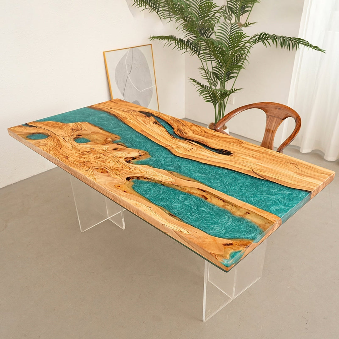 Seawavetable-Olive-Wood-Table-with-Green-Epoxy