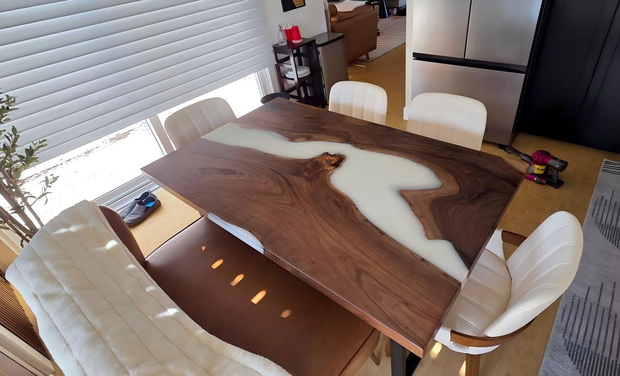 Sean’s Cozy Kitchen — Where Black Walnut Meets White Serenity