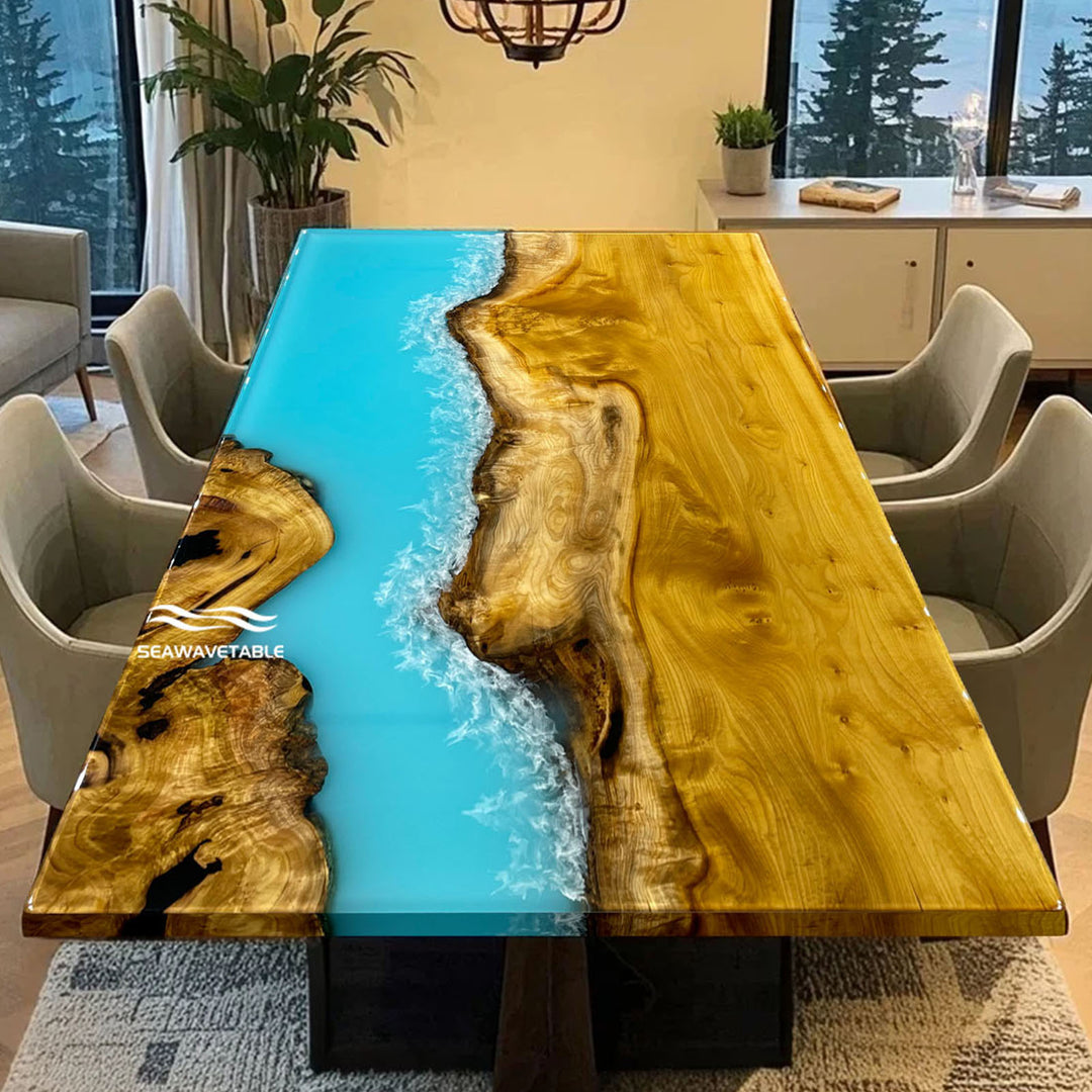 CustomEpoxyDiningorConference -Table- SeawaveTable-CRT-079