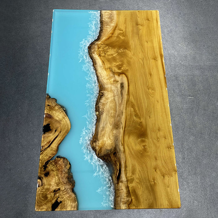 Custom Epoxy Dining or Conference Table | SeawaveTable CRT-079
