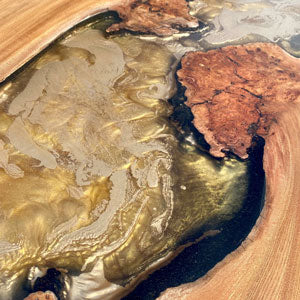 Seawavetable
golden sand epoxy resin