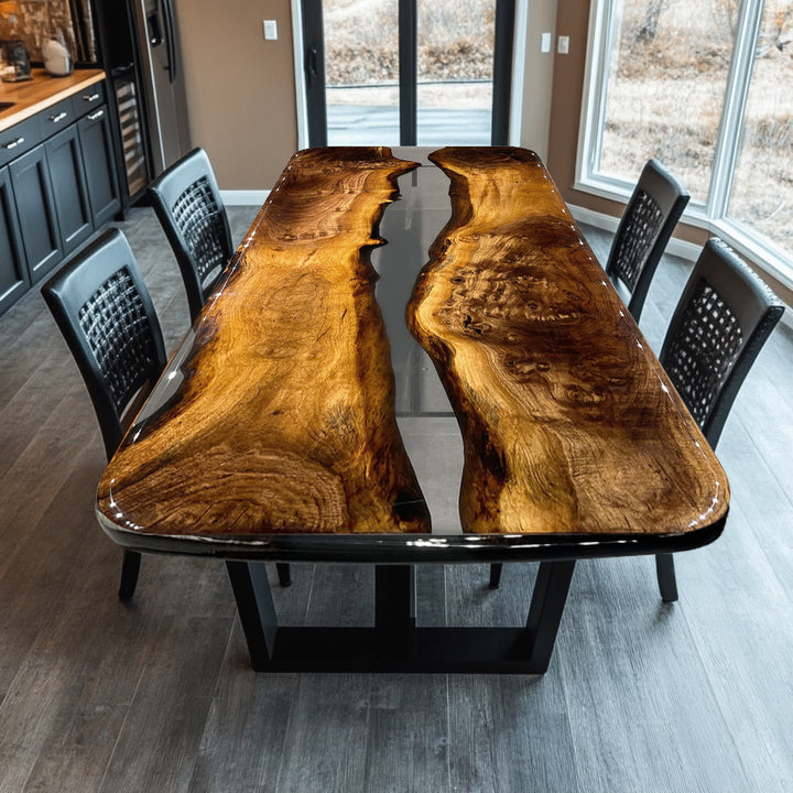 black epoxy table
epoxy dining table
live edge epoxy table
epoxy resin table
epoxy table
resin table
clear table
