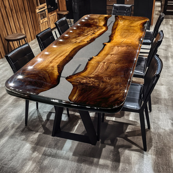 black epoxy table
epoxy dining table
live edge epoxy table
epoxy resin table
epoxy table
resin table
clear table