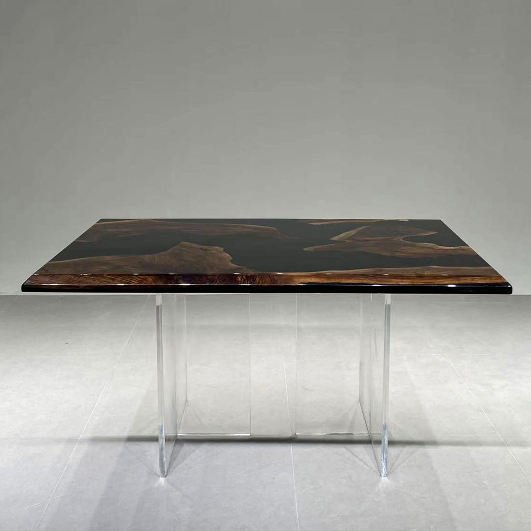 SeawaveTable-black-resin-river-table-with-walnut-wood-grain-detail