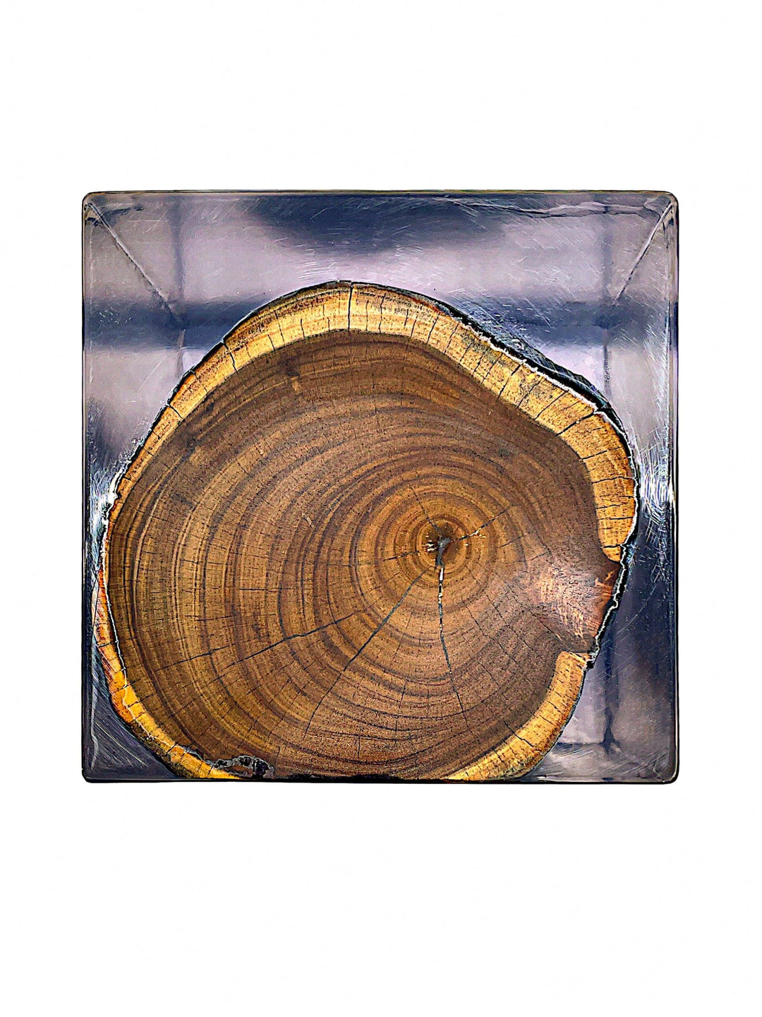 Acacia Carbonized Resin Stool/Side Table