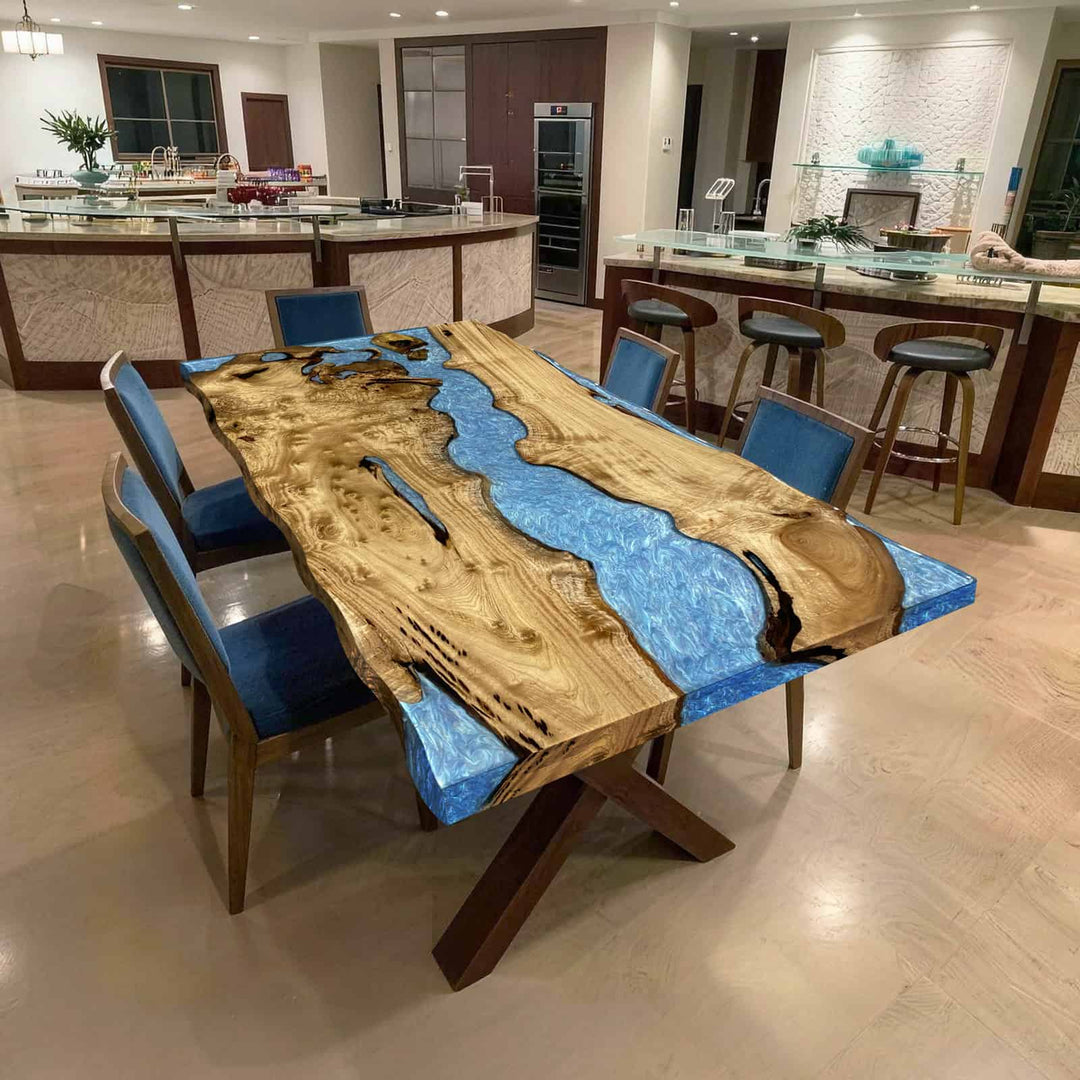 Seawavetable-Epoxy river table