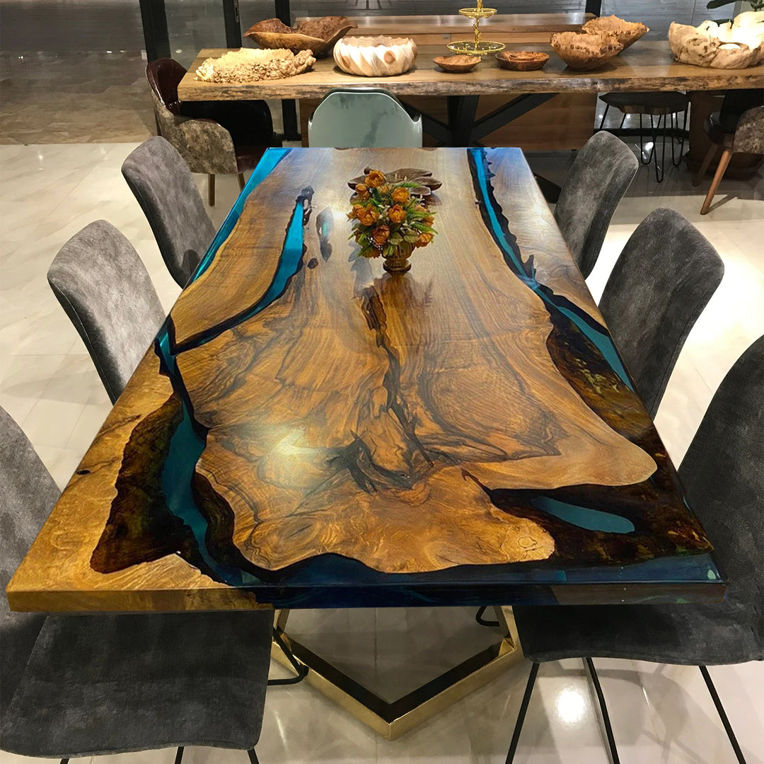 Epoxy Resin table,epoxy table,dining table,