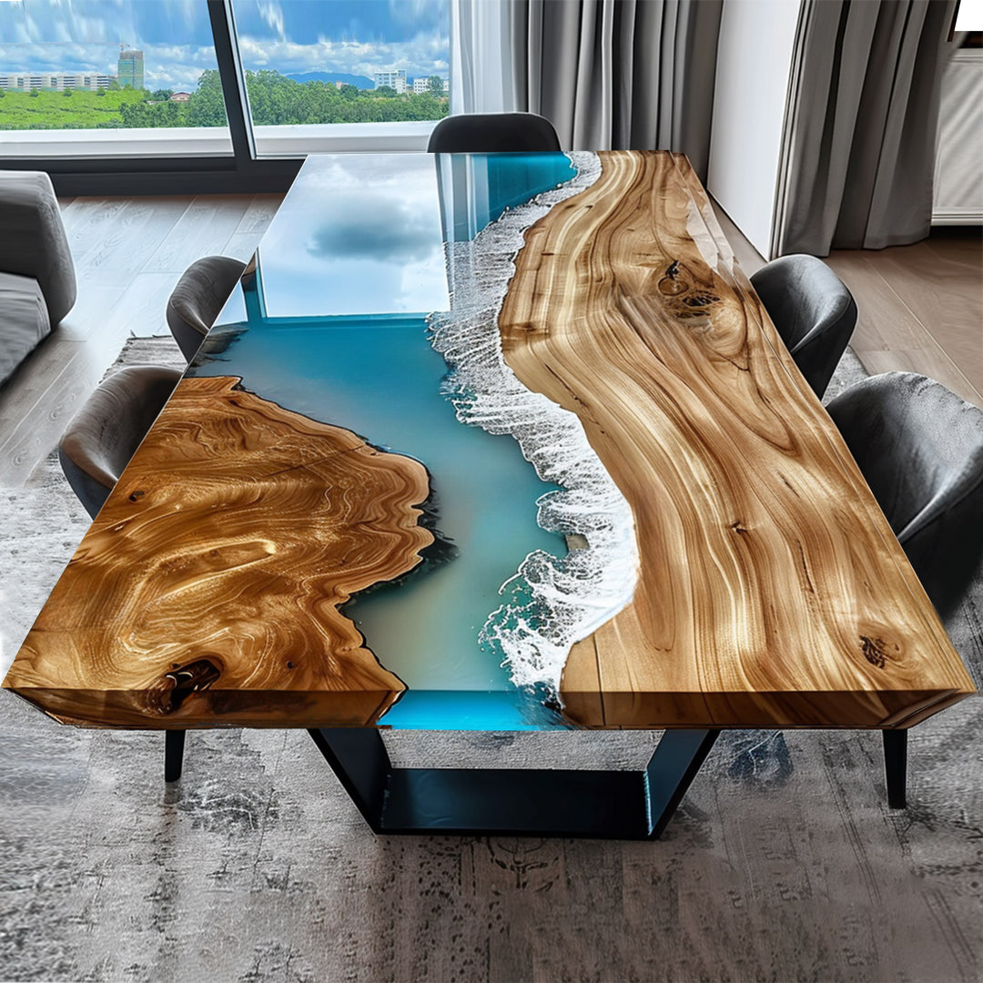 Epoxy Table Surface Finishes: Creating Luxurious and Harmonious Masterpieces