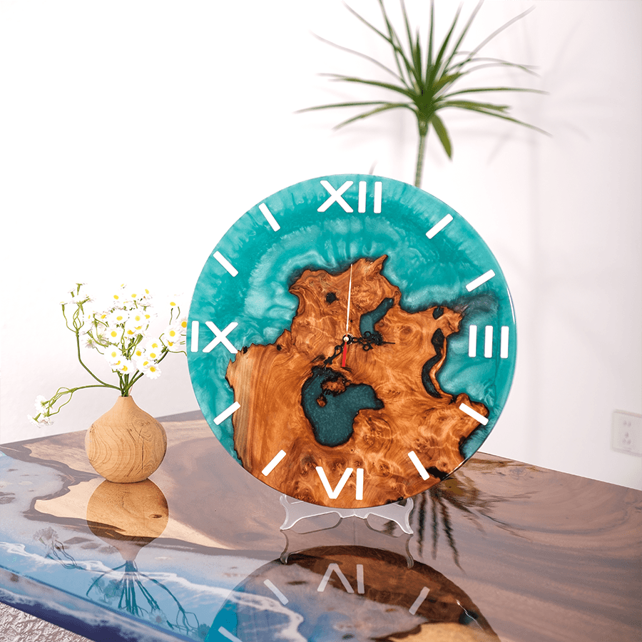 Transform Your Space with Wood Epoxy Wall Clocks: The Perfect Resin Art Decor