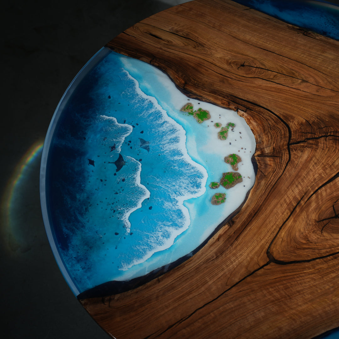 The Artistic Charms of Epoxy Ocean Tables with Waves and River Tables without Ripples