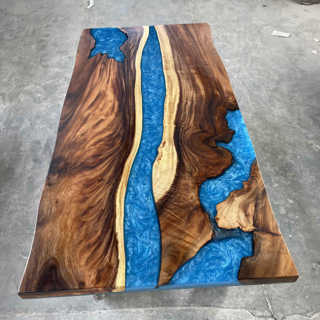 The Art of Crafting Epoxy River Tables: A Step-by-Step Journey