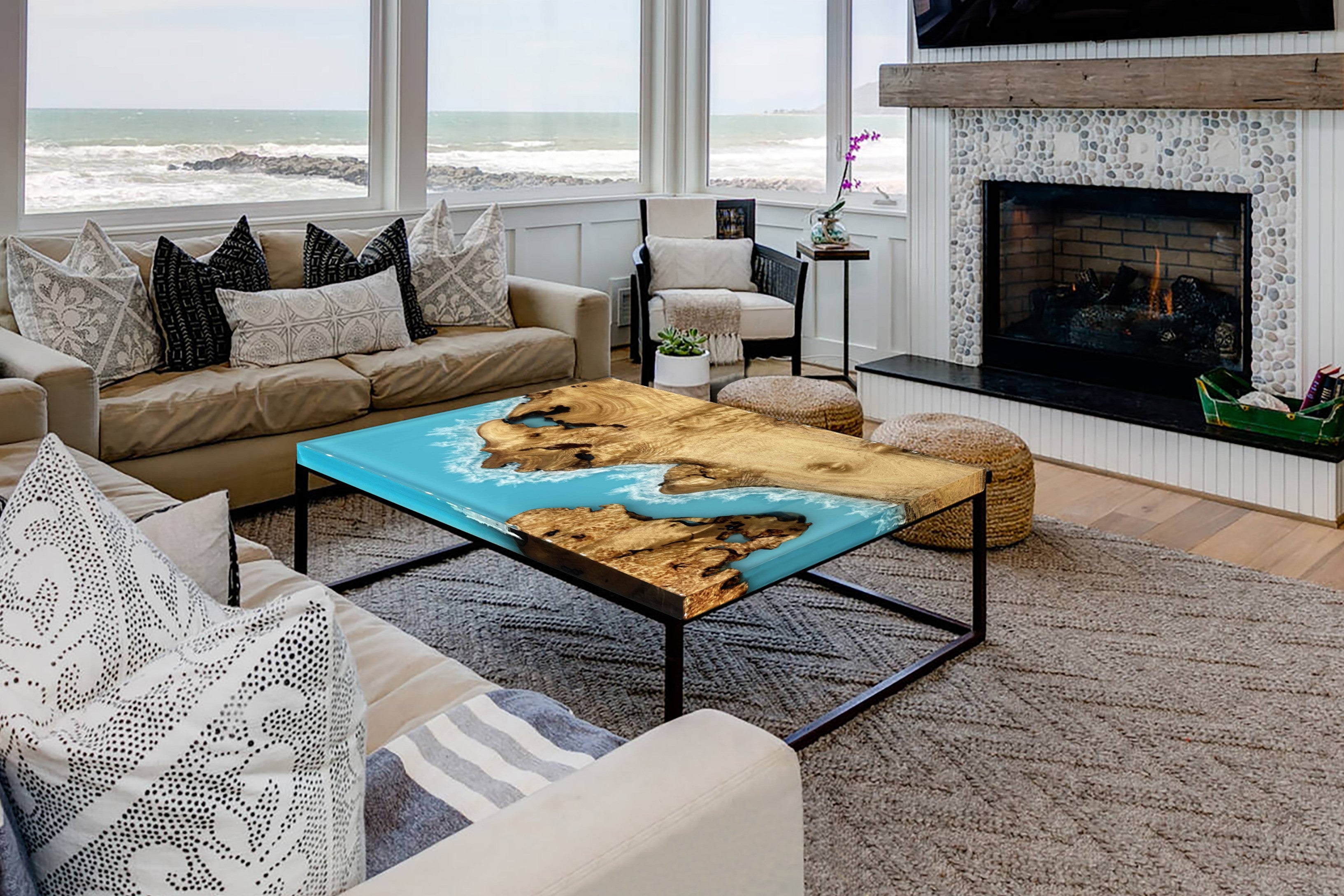 Custom Epoxy River Tables & Solid Wood Furniture | Handcrafted in