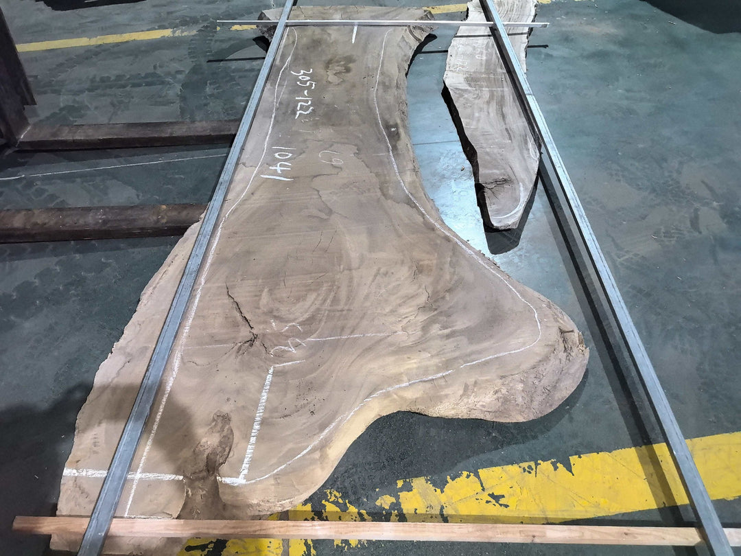 Custom Gloosy 48" × 120" Walnut Clear Epoxy Table