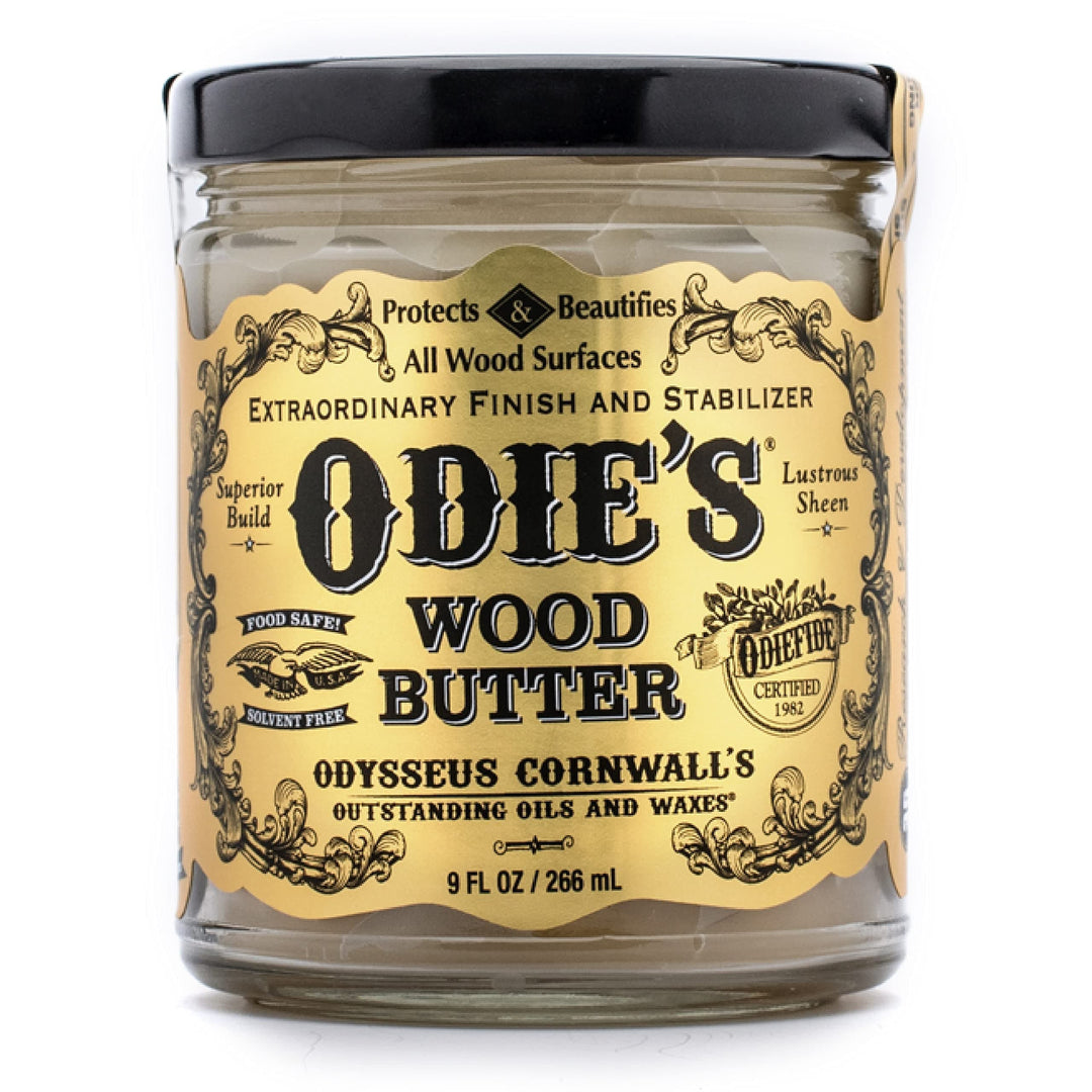 Wood Butter in a 9 Ounce Glass Jar for Added Layer of Surface Protection