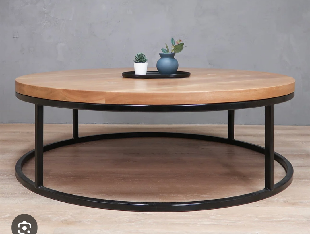 Cutsom 36" Olive Smoky Quartz Epoxy Round Table