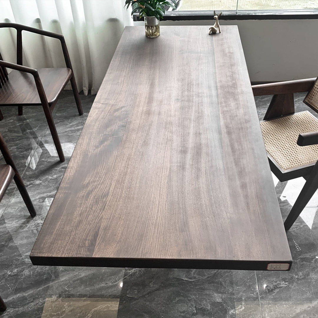 wood modern dining table