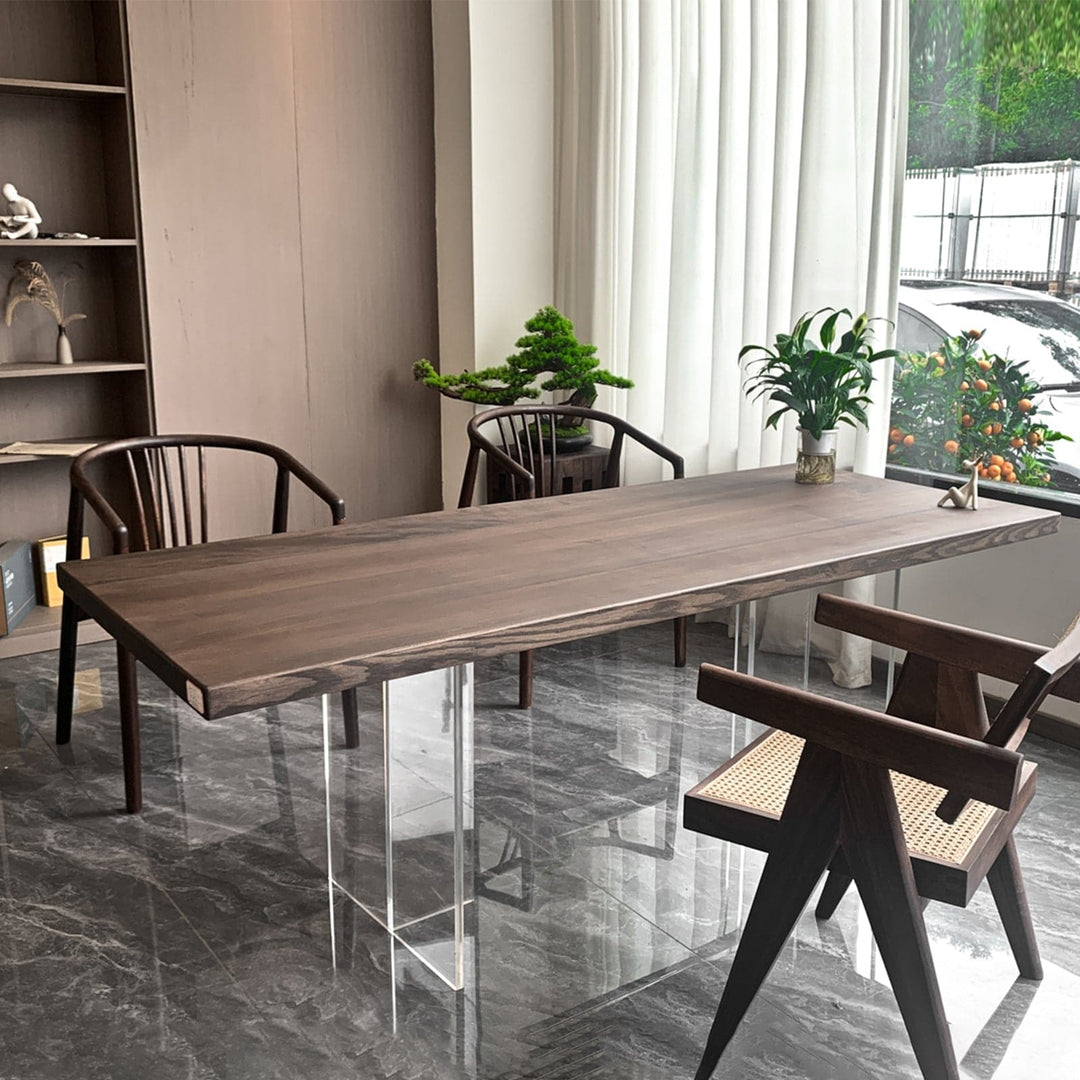 wood modern dining table