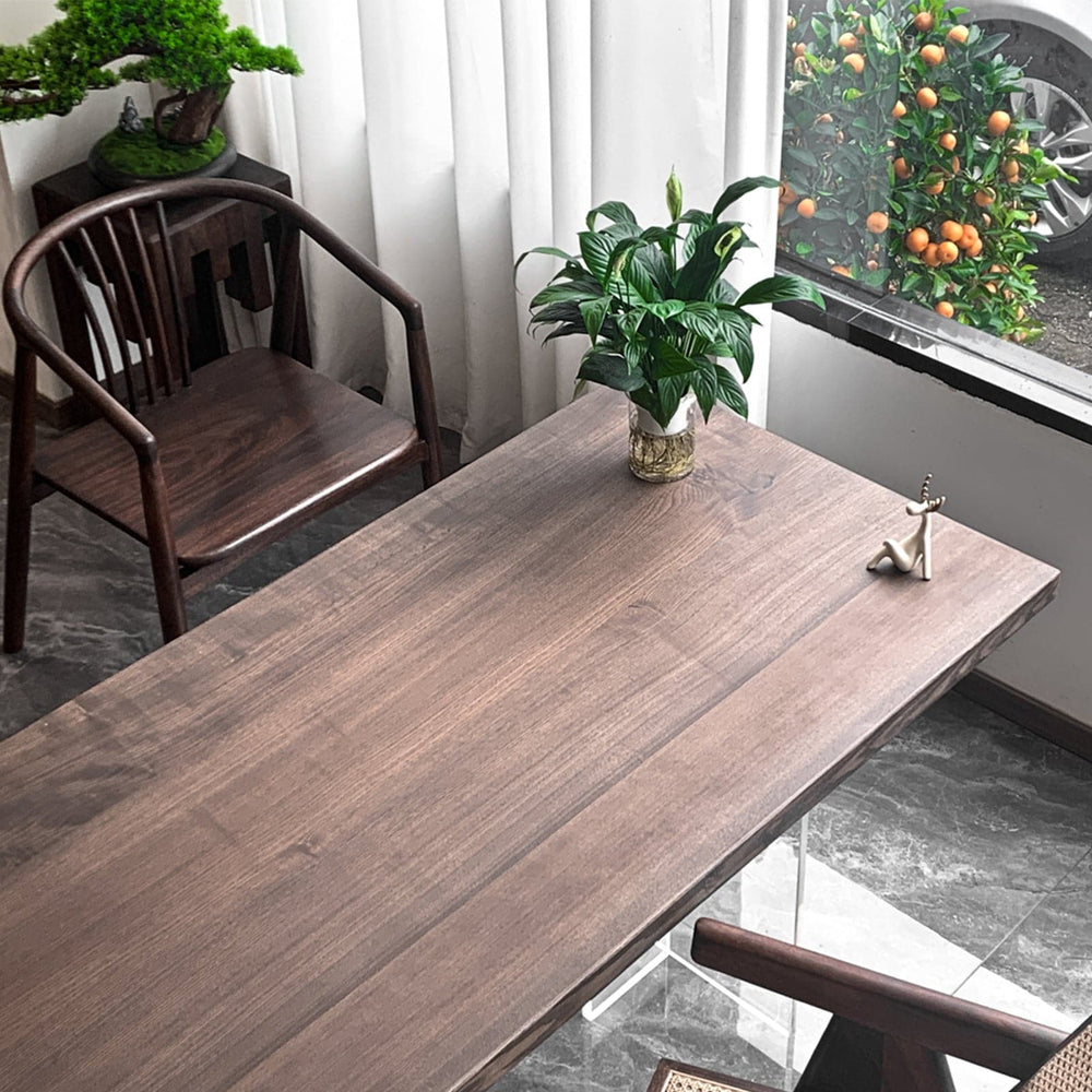 wood modern dining table