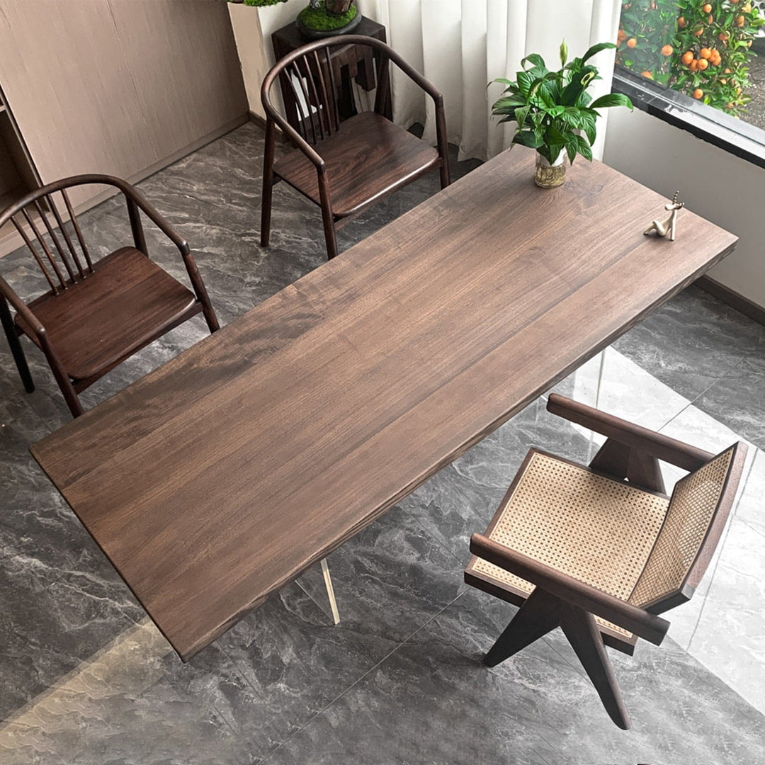 wood modern dining table