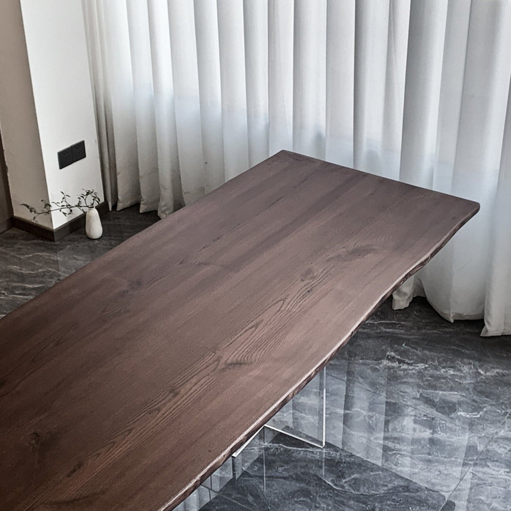 wood slab table top