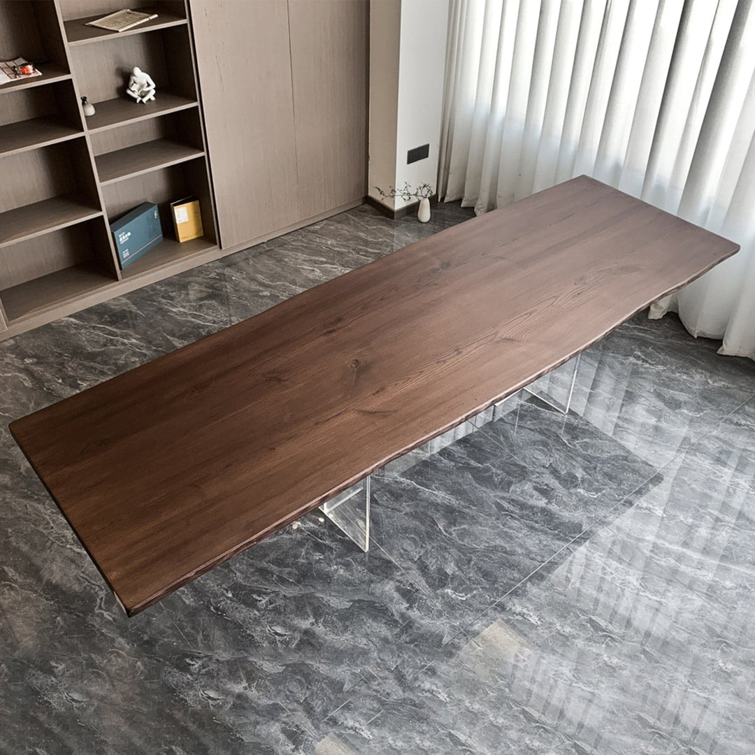 wood slab table top