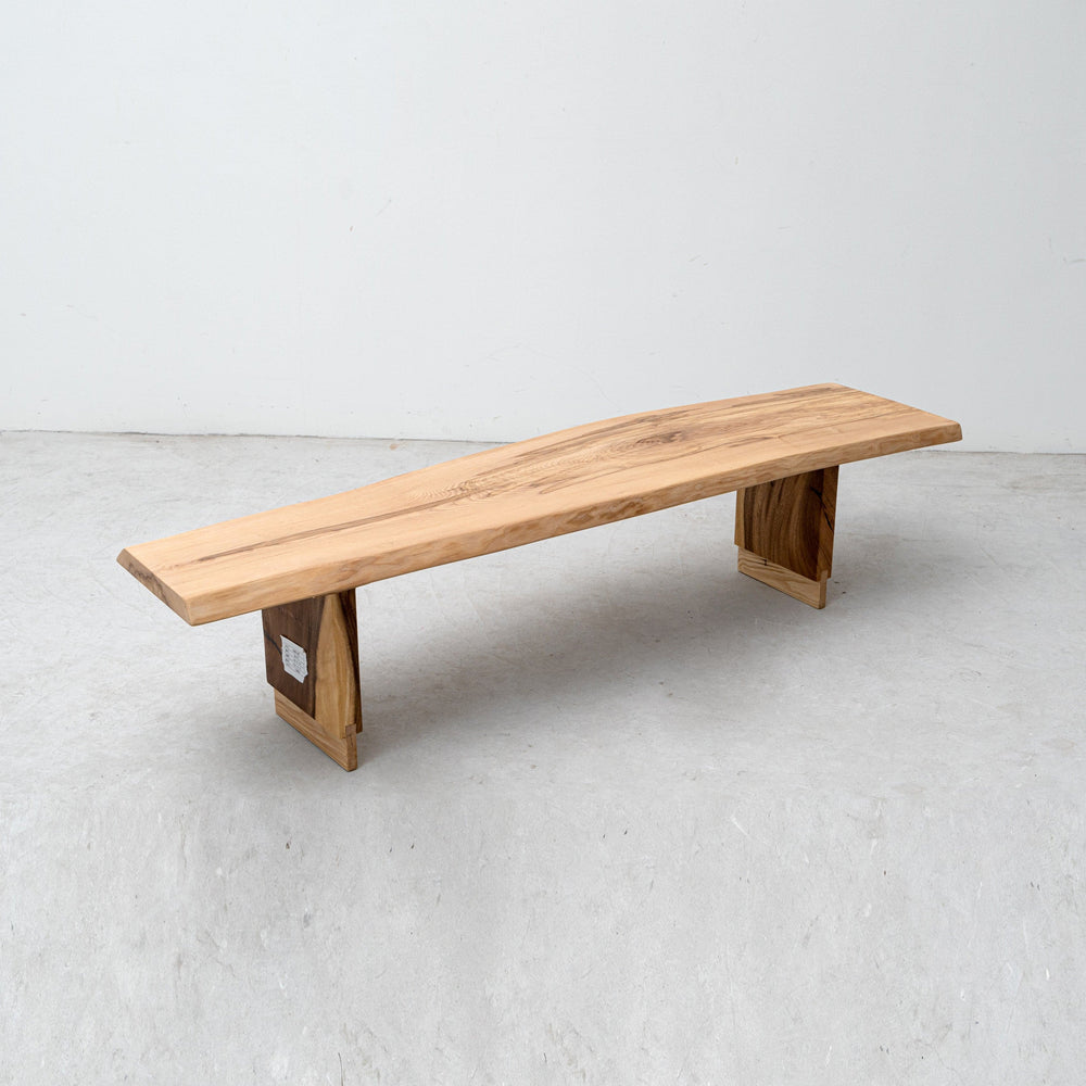 wooden benches for dining