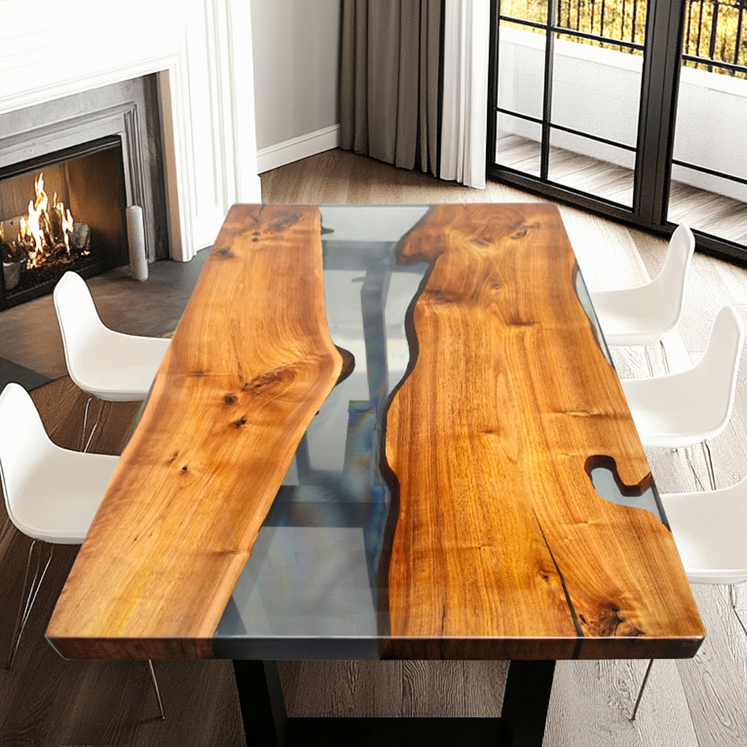 epoxy table,dining table,resin table,River table,kitchen table,epoxy table top,epoxy counter top,black epoxy table,custom epoxy resin table，blue epoxy table,custom epoxy table,epoxy resin table,grow epoxy table with LED lights,live edge dining table,epoxy kitchen table