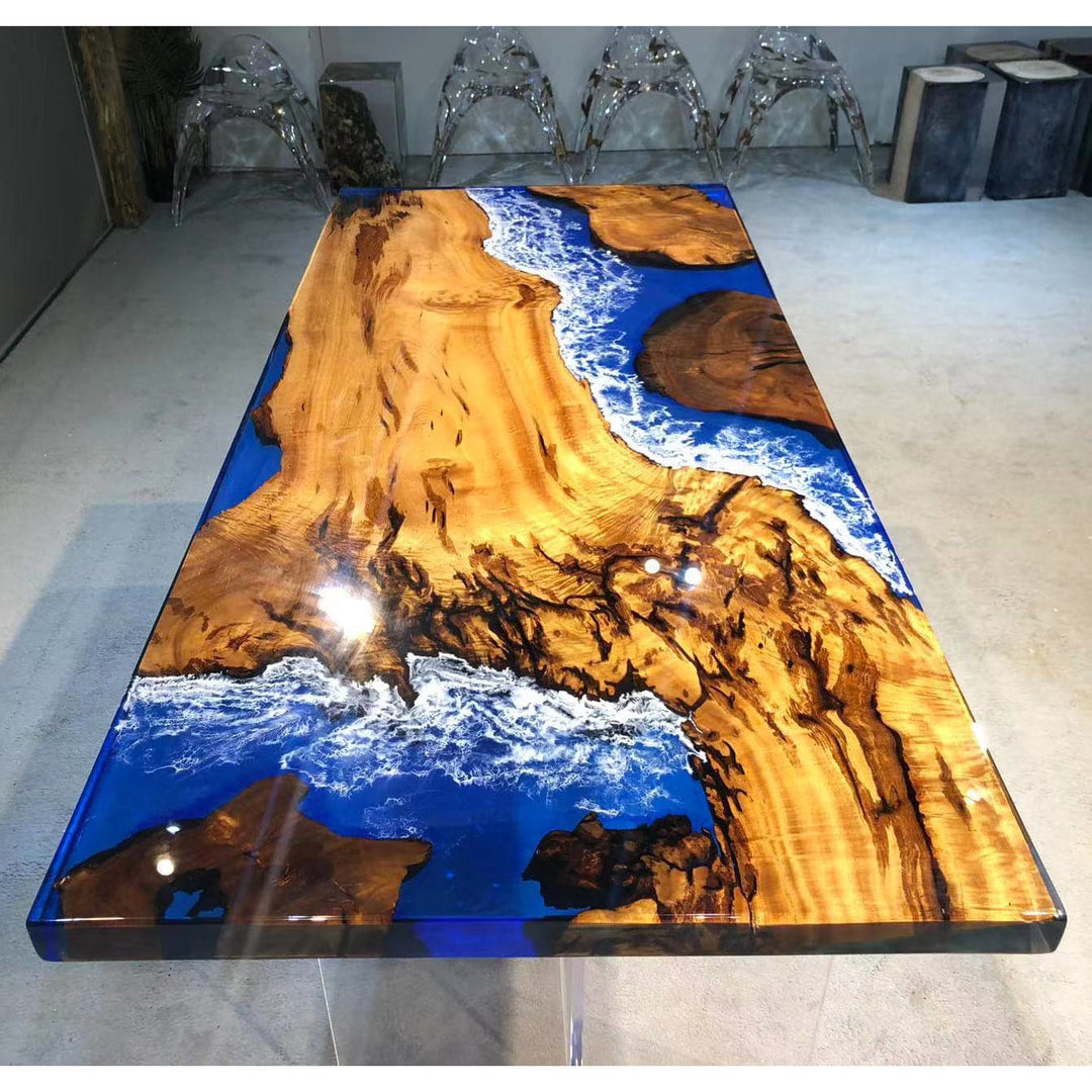 resin river table