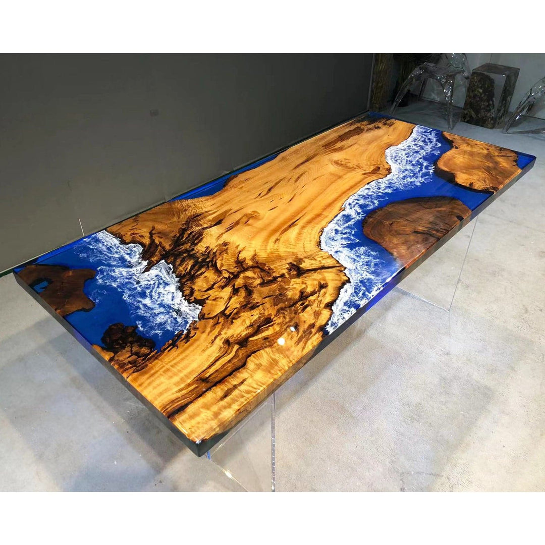 resin river table