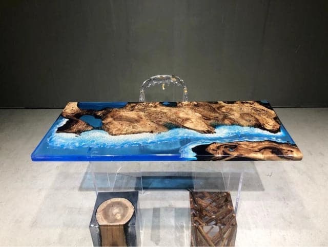 epoxy resin river table for sale