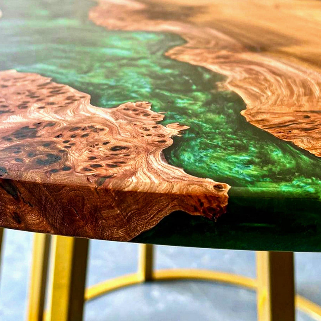 River epoxy coffee table