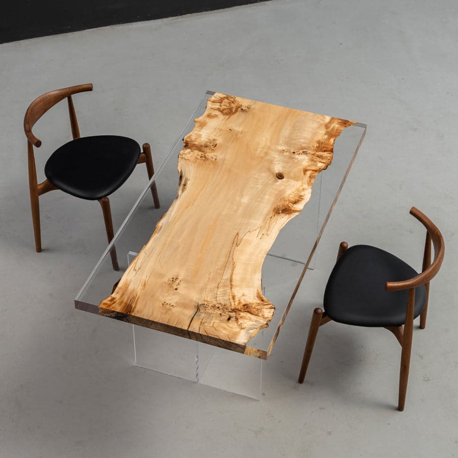 wood epoxy table