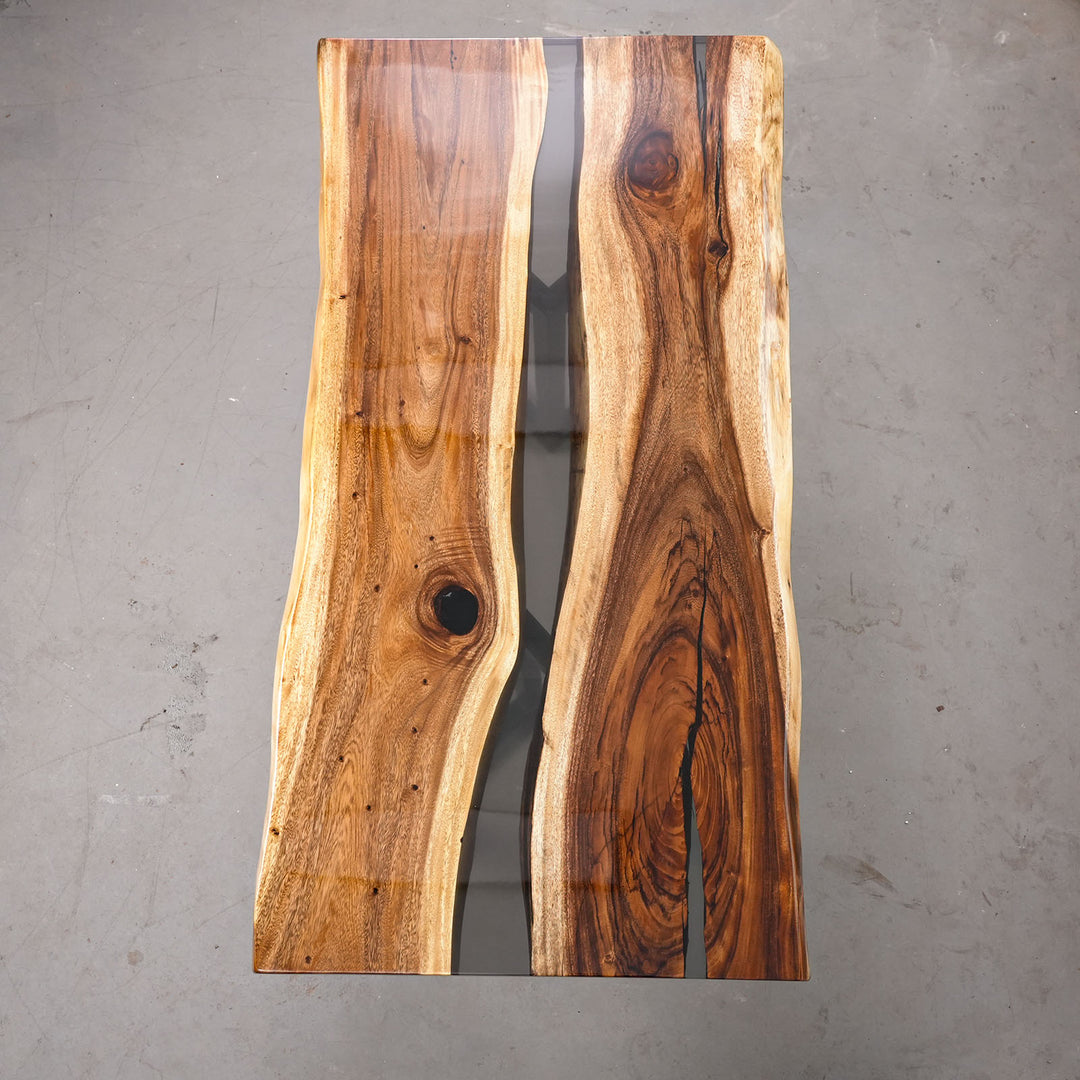 Architectural live edge furniture design for Scottsdale-style luxury homes and desert modern aesthetics