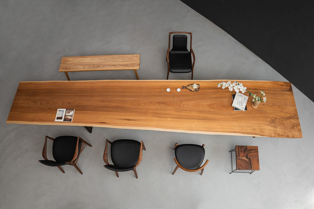 custom solid wood conference table