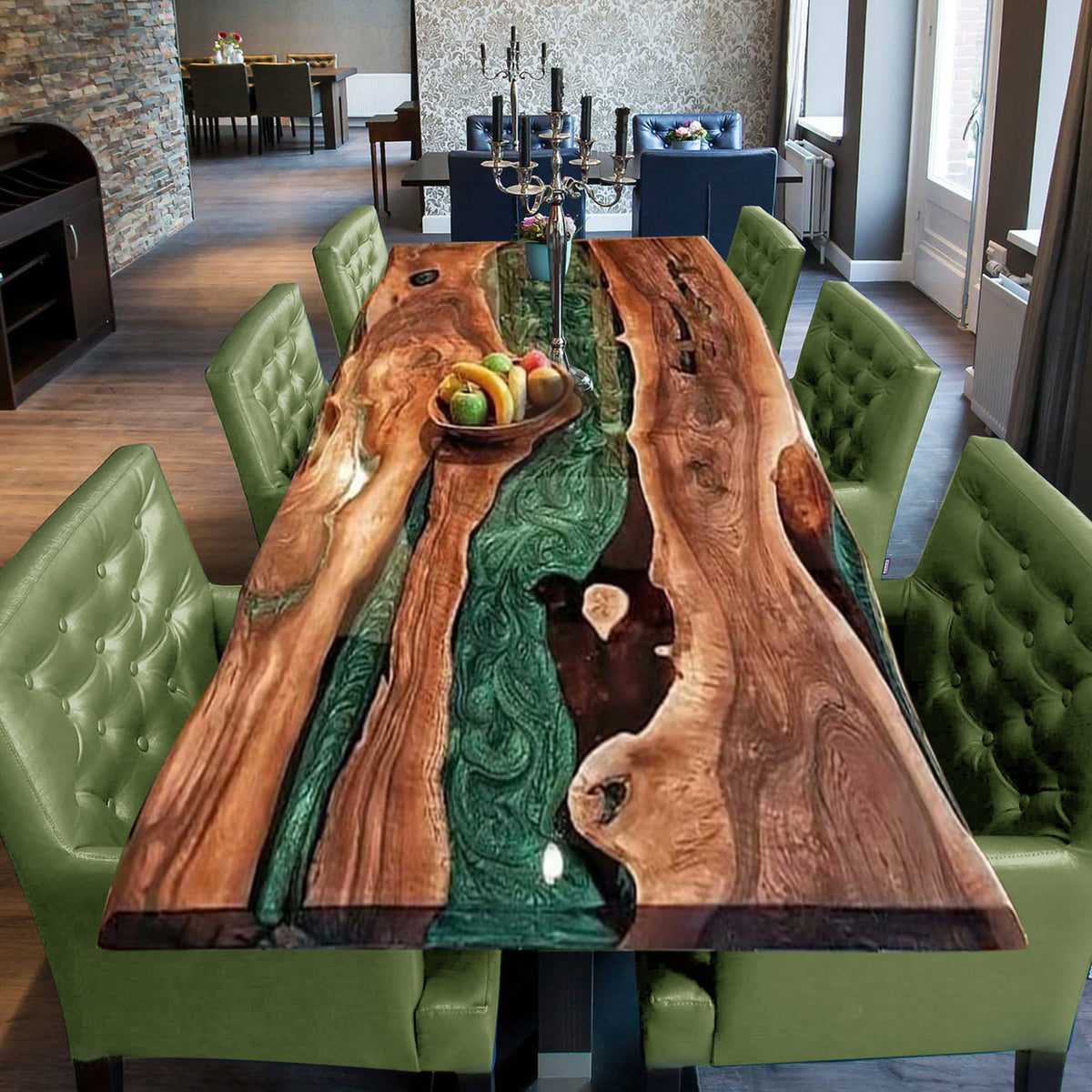 Custom Epoxy Resin Table – SEAWAVETABLE