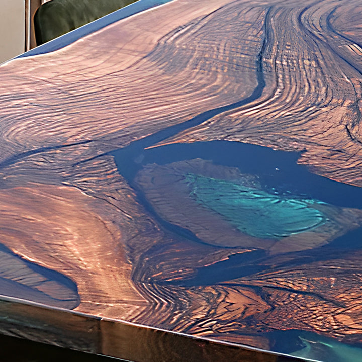 Custom Black Walnut Epoxy River Tables CRT-101