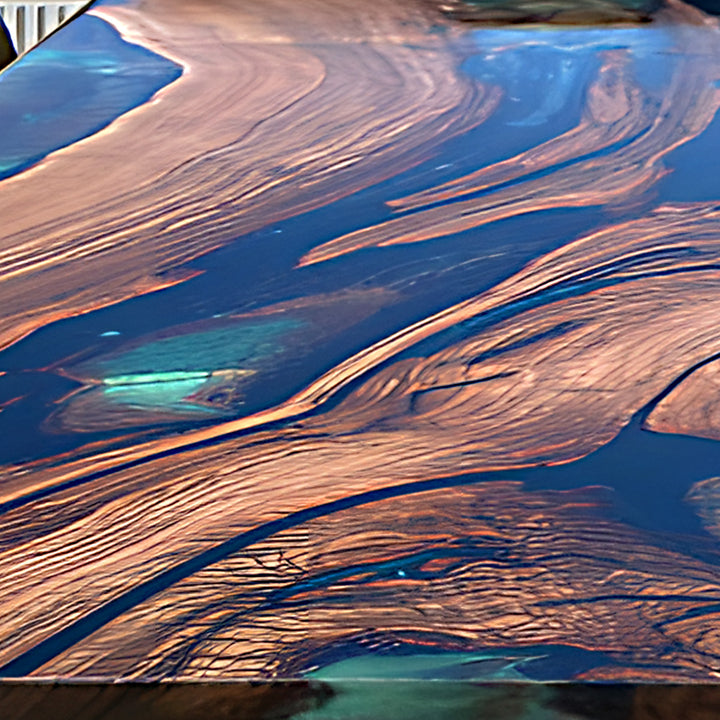 Custom Black Walnut Epoxy River Tables CRT-101