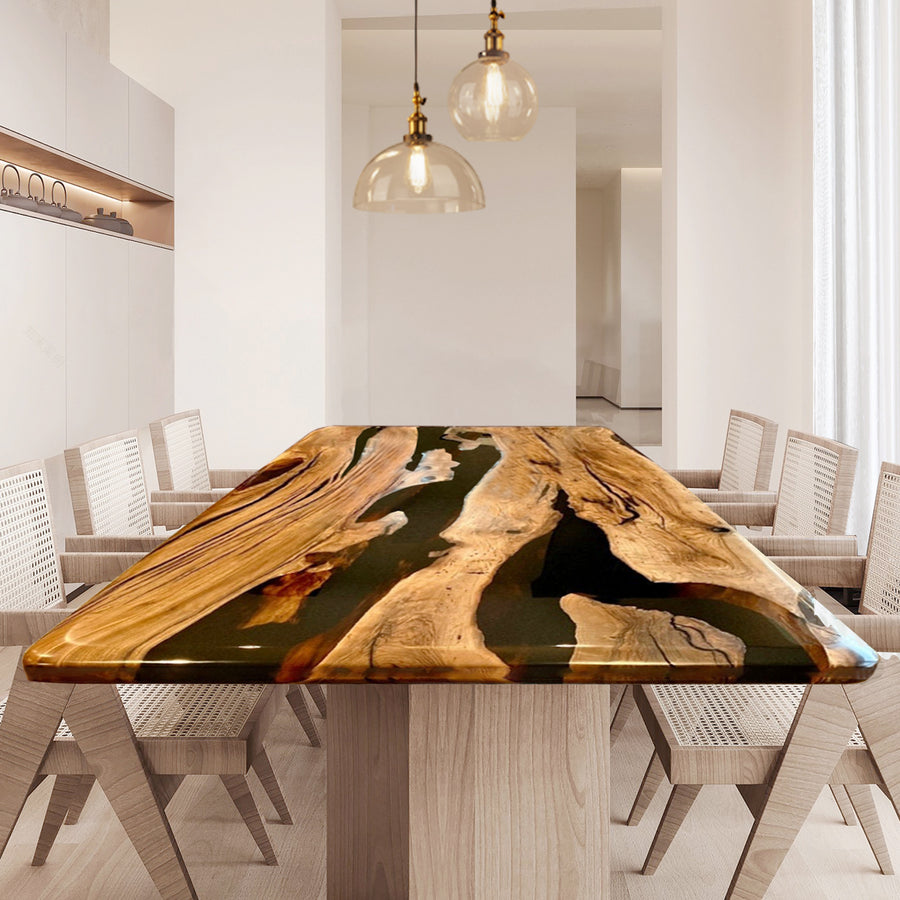 Black walnut table,epoxy table,dining table,resin table,River table,kitchen table,epoxy table top,epoxy counter top,black epoxy table,custom epoxy resin table