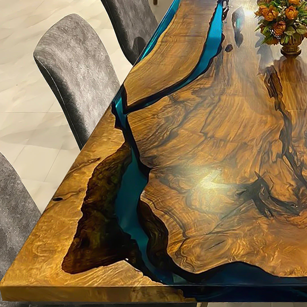 Epoxy table
Custom epoxy table
Epoxy resin table
Wood epoxy table
Kitchen epoxy table
Blue epoxy resin wood table
Epoxy table for sale