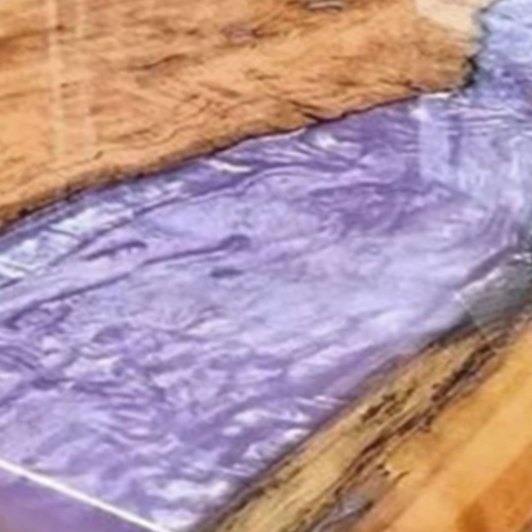 Custom Dreamy Purple Epoxy Living Room Table Top CRT-050