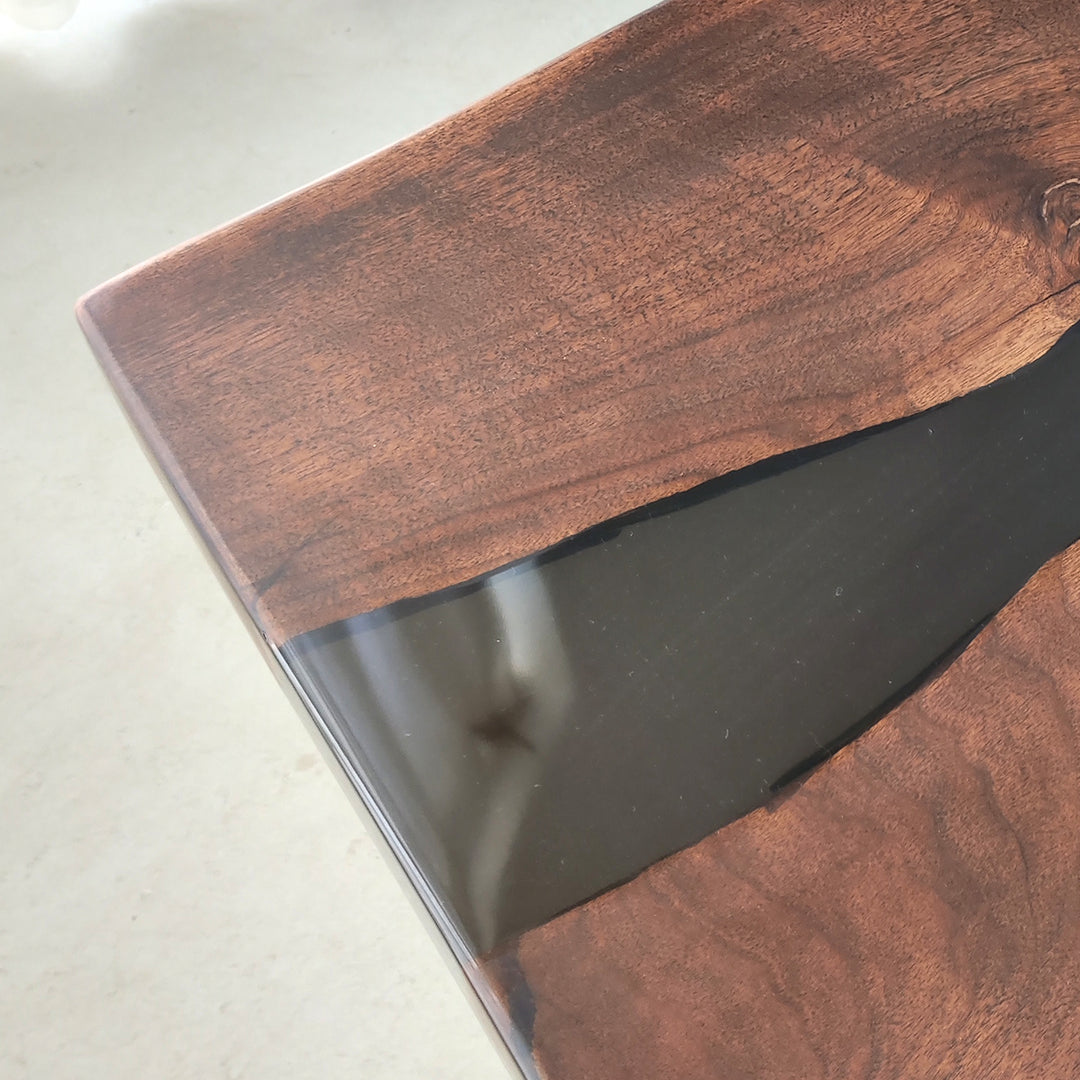 Custom Live Edge Epoxy Dining Table CRT-174