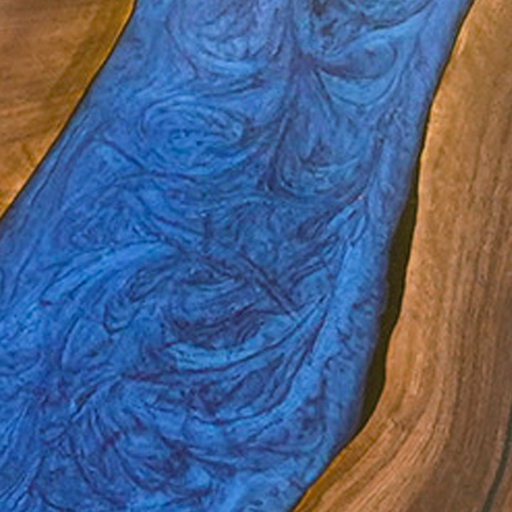 Custom Live Edge Wood Epoxy River Dining Table Top CRT-173