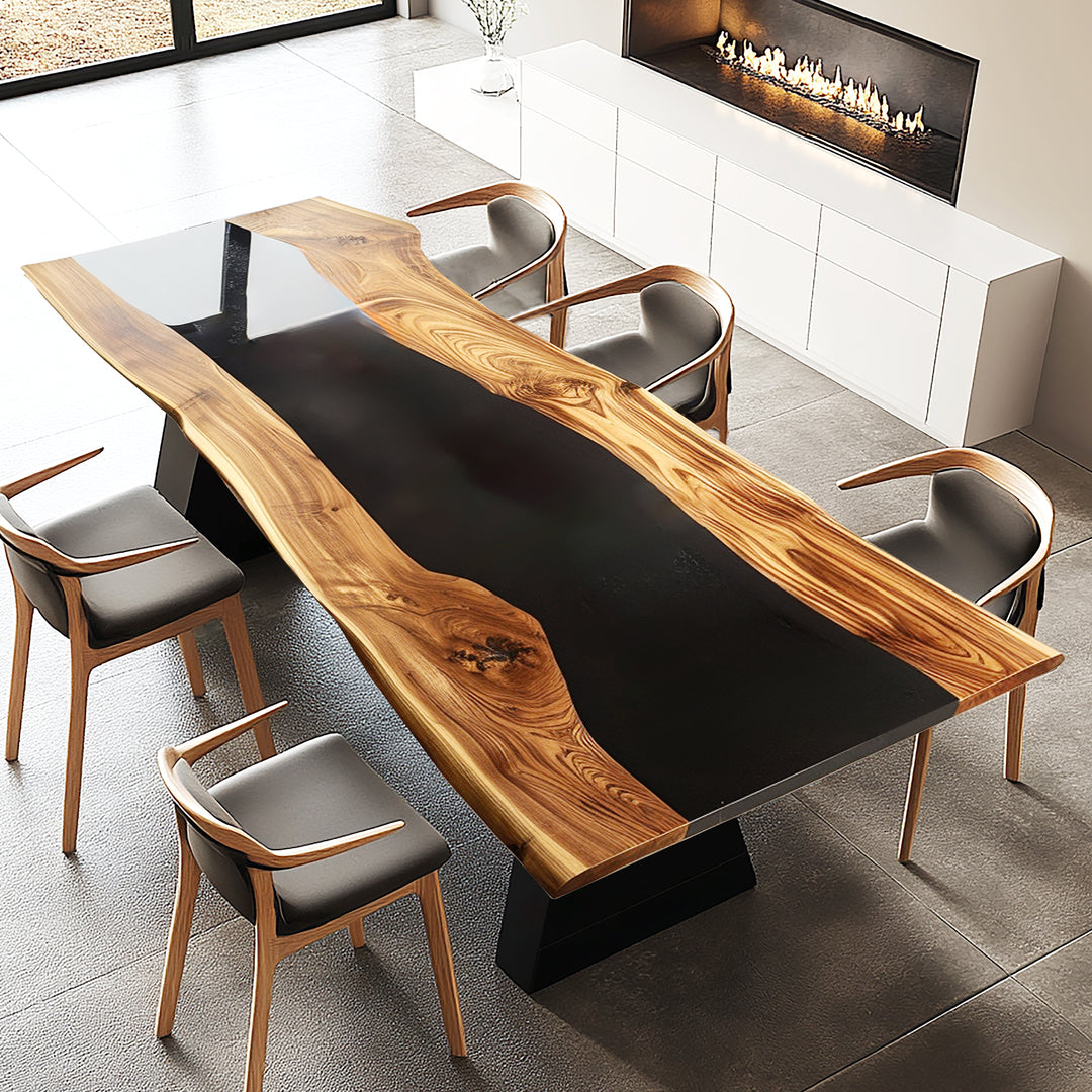 Natural Edge Conference Table,Dining Table