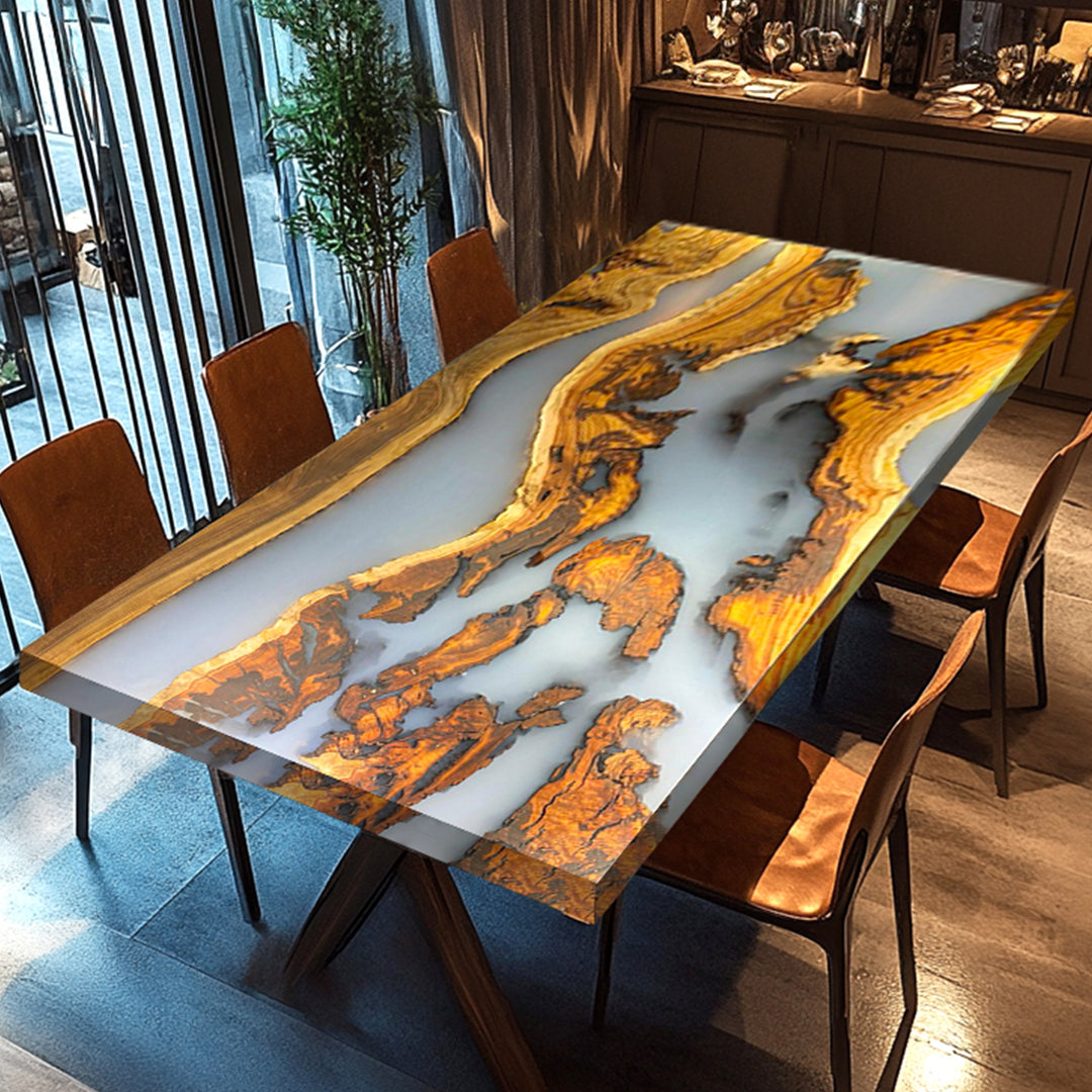 Black walnut table,epoxy table,dining table,resin table,River table,kitchen table,epoxy table top,epoxy counter top,black epoxy table,custom epoxy resin table，blue epoxy table,custom epoxy table,epoxy resin table,grow epoxy table with LED lights,white  epoxy olive table