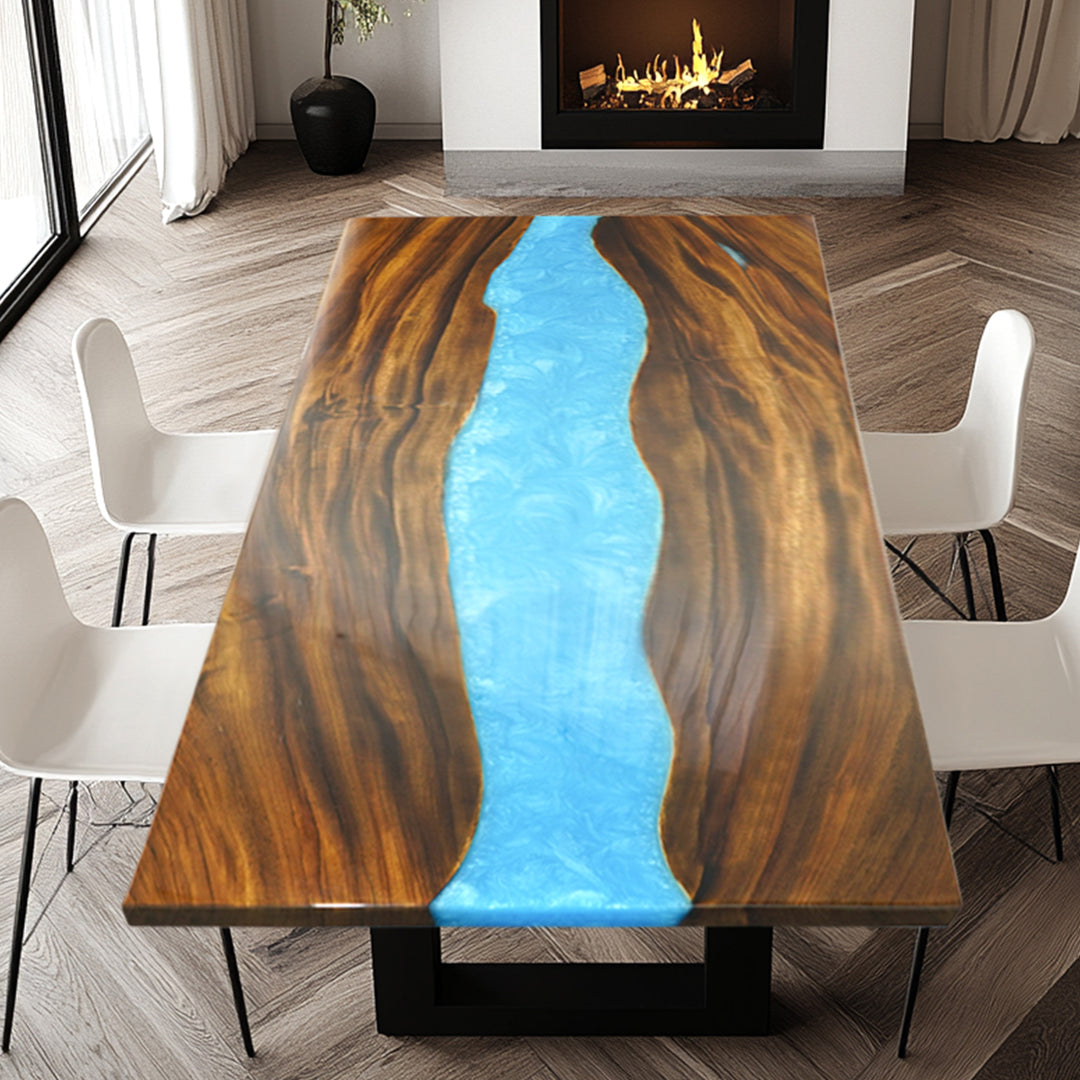 epoxy table,dining table,resin table,River table,kitchen table,epoxy table top,epoxy counter top,black epoxy table,custom epoxy resin table，blue epoxy table,custom epoxy table,epoxy resin table,grow epoxy table with LED lights,live edge dining table,epoxy kitchen table