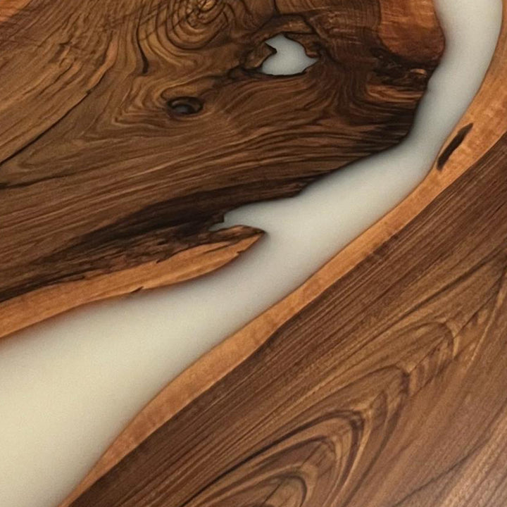 Black walnut table,epoxy table,dining table,resin table,River table,kitchen table,epoxy table top,epoxy counter top,White epoxy table