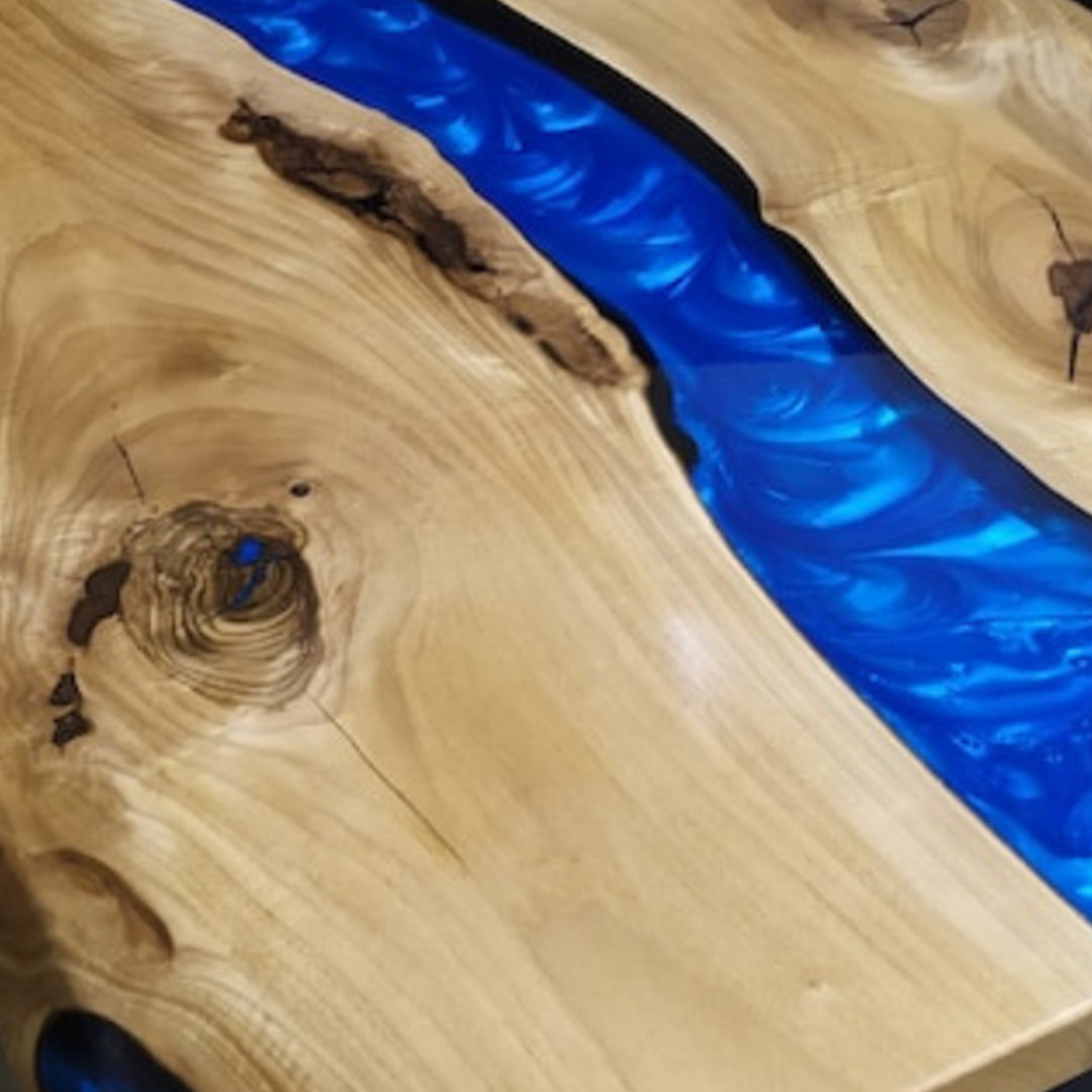 epoxy dining table