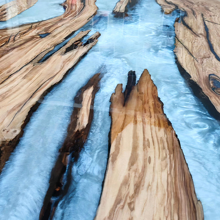 Epoxy Resin River Dining Table