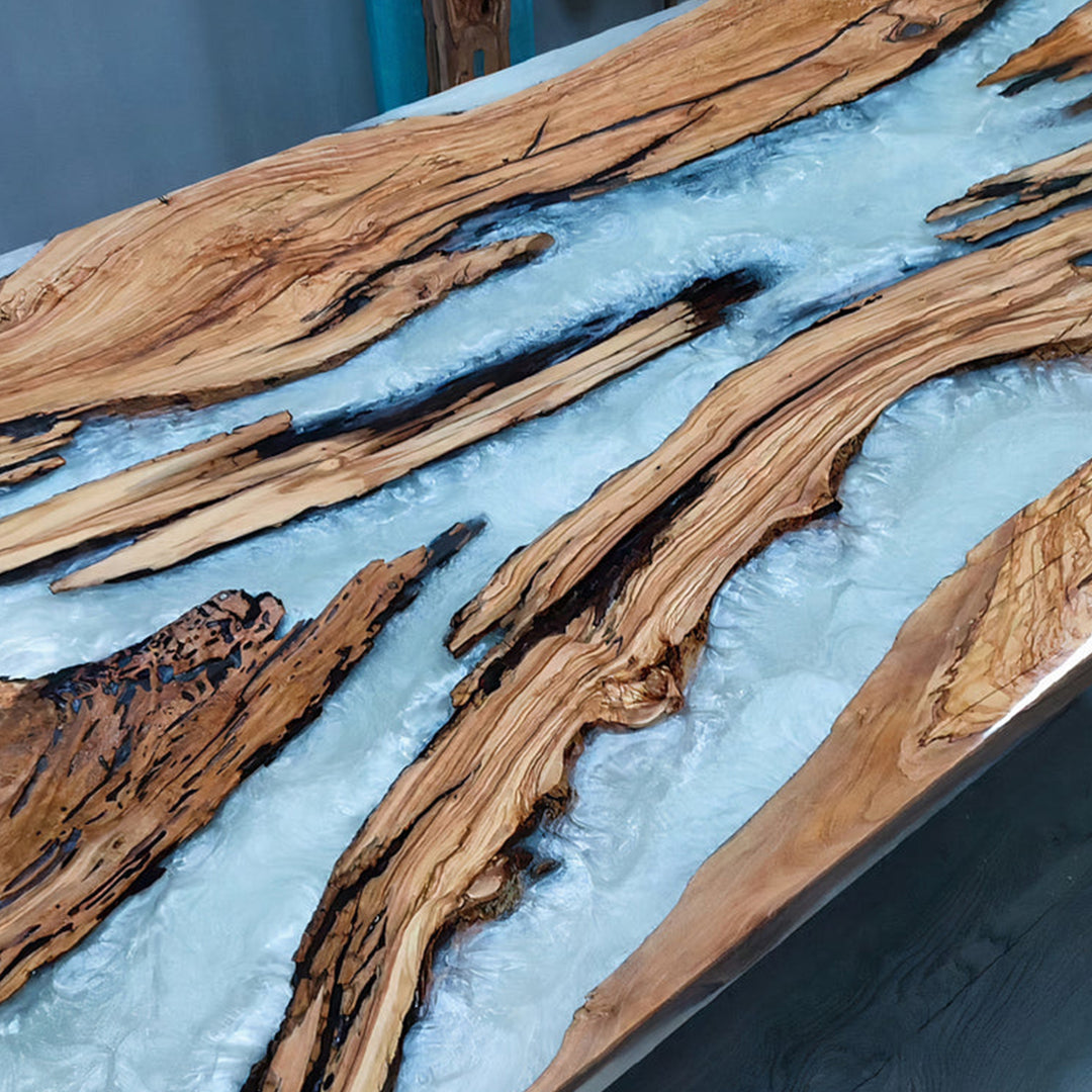 Epoxy Resin River Dining Table