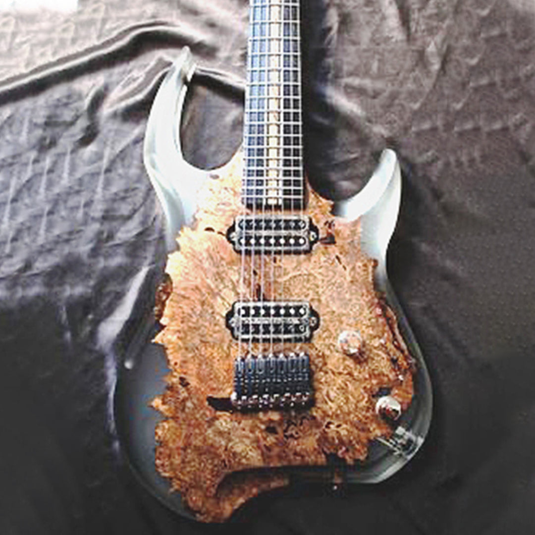 Custom Epoxy Resin and Wood Electric Guitar CRG-01